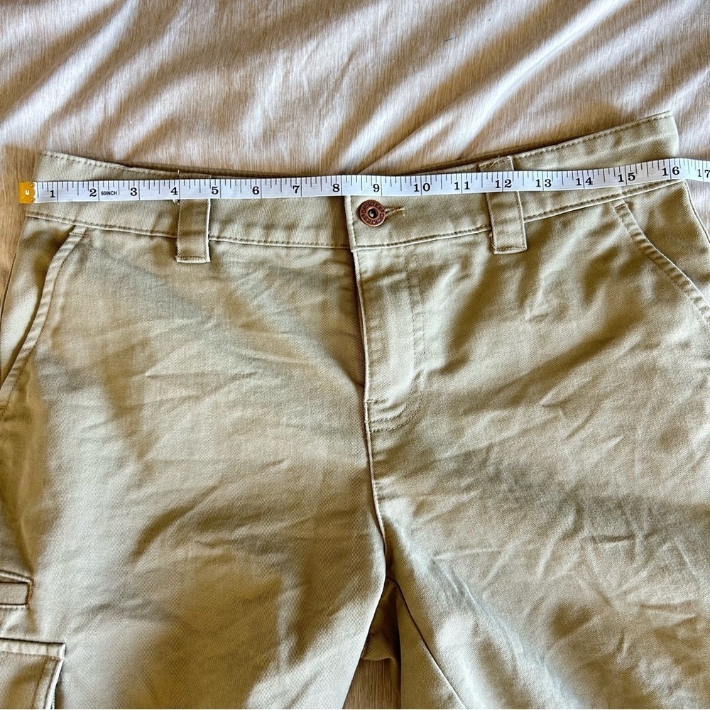 Dickies Khaki Cargo, Utility, Work, Outdoor, Women’s Size 6 Relaxed Shorts - Picture 9 of 12